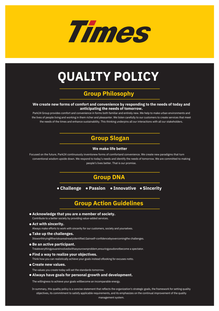 Quality Policy